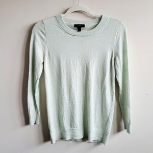 J. Crew Crewneck Sweater In Mint